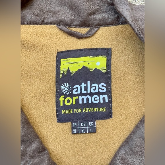 Atlas for Men Jacket UK LARGE Faux-Suede/Microfleece/Gorpcore/Outdoor/Casual - Picture 2 of 10
